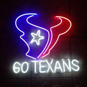 TEXANS NEON LED SIGN